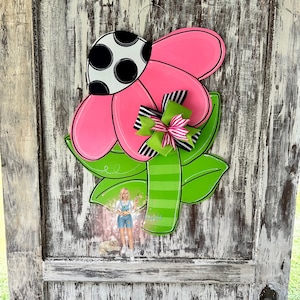 Spring Door Hanger, Spring Wreath Attachment, Spring Flower Door Hanger, Flower