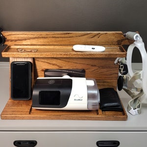 CPAP Dock (Large) and Charging Station / 3 Finishes Available - Free Shipping