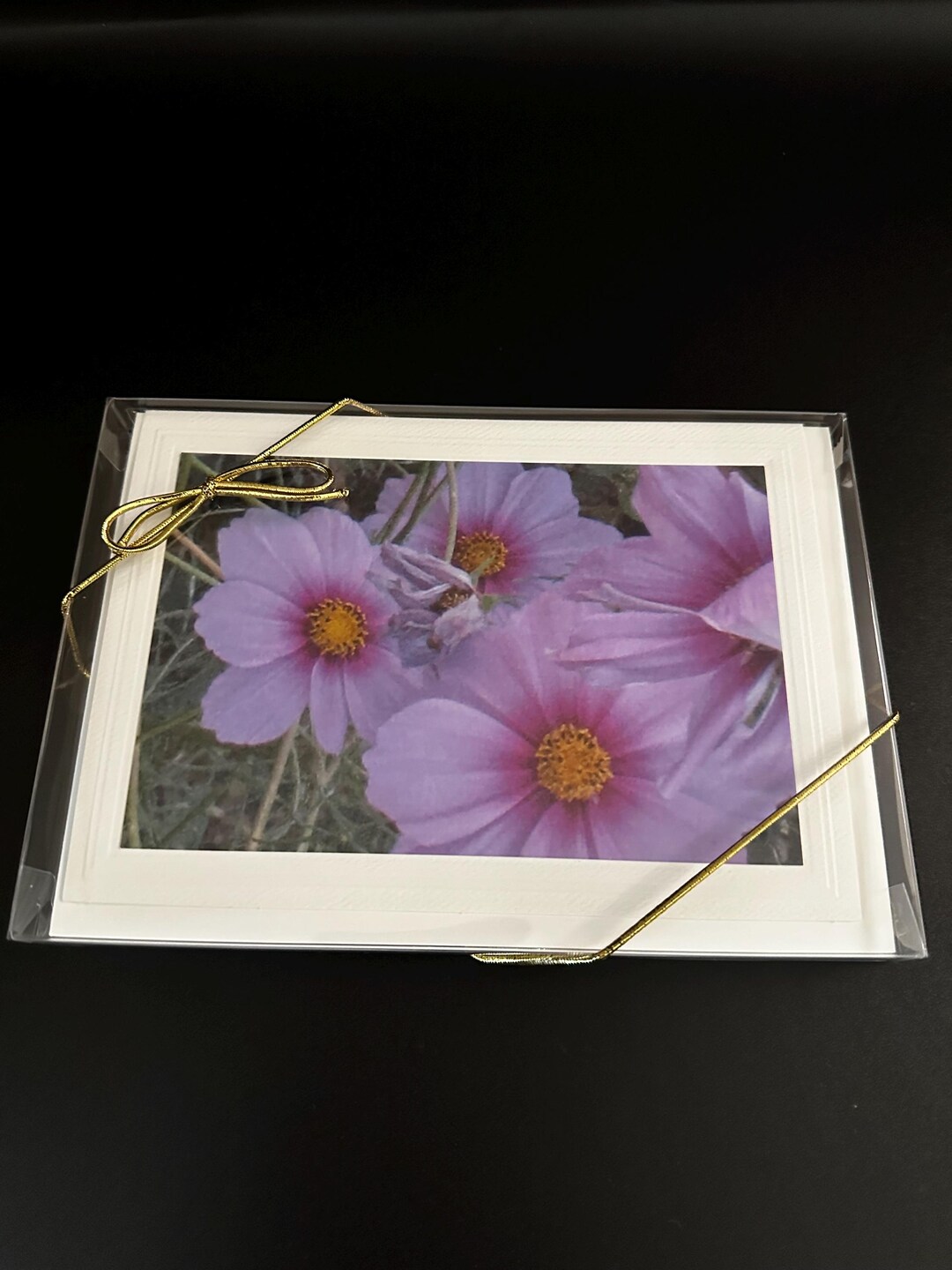 Set of 6 Beautiful Lavender Flower Photo Note Cards (5 by 7, Blank ...