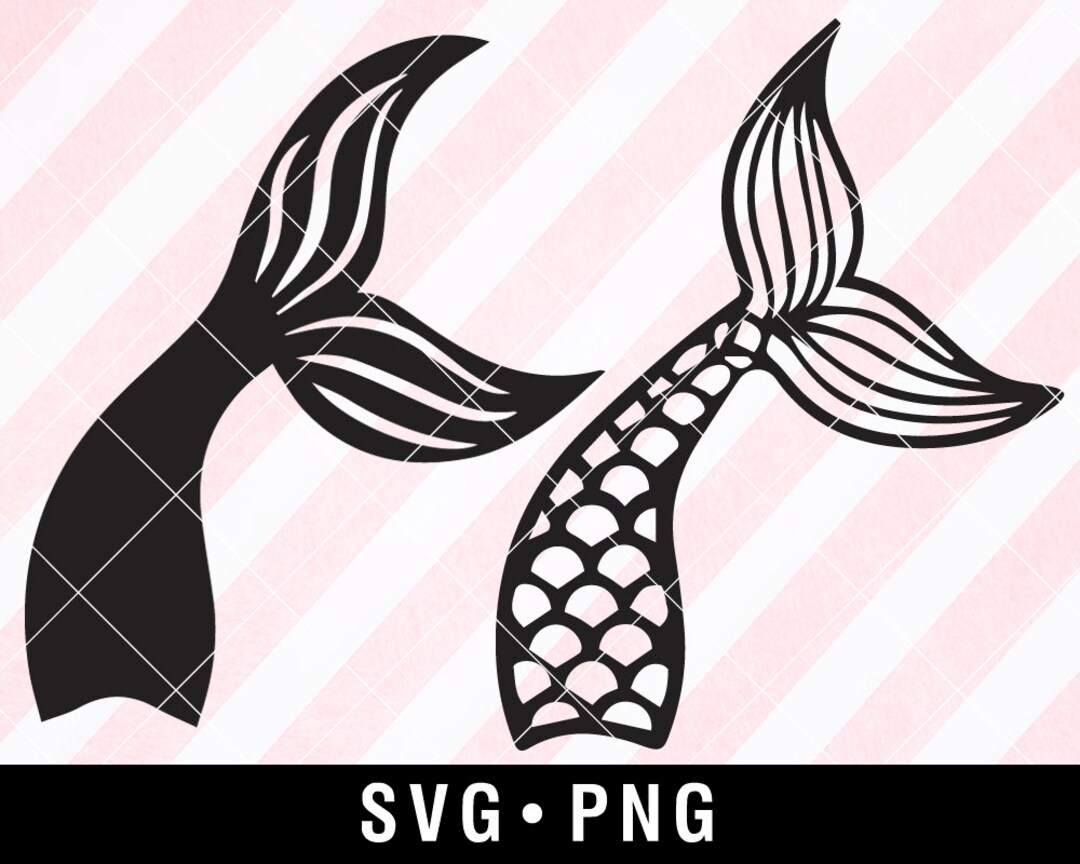 MERMAID TAILS SVG Bundle Png Cricut Cricut Svg Silhouette - Etsy