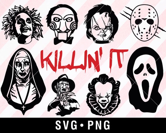 Horror Movie Characters Svg Bundle Svg Cricut Svg Svg - Etsy Finland