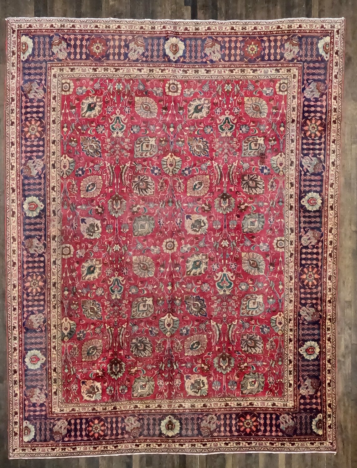 Antique Beautiful Rug Circa 1930 9’5x12’5 Magenta - Etsy