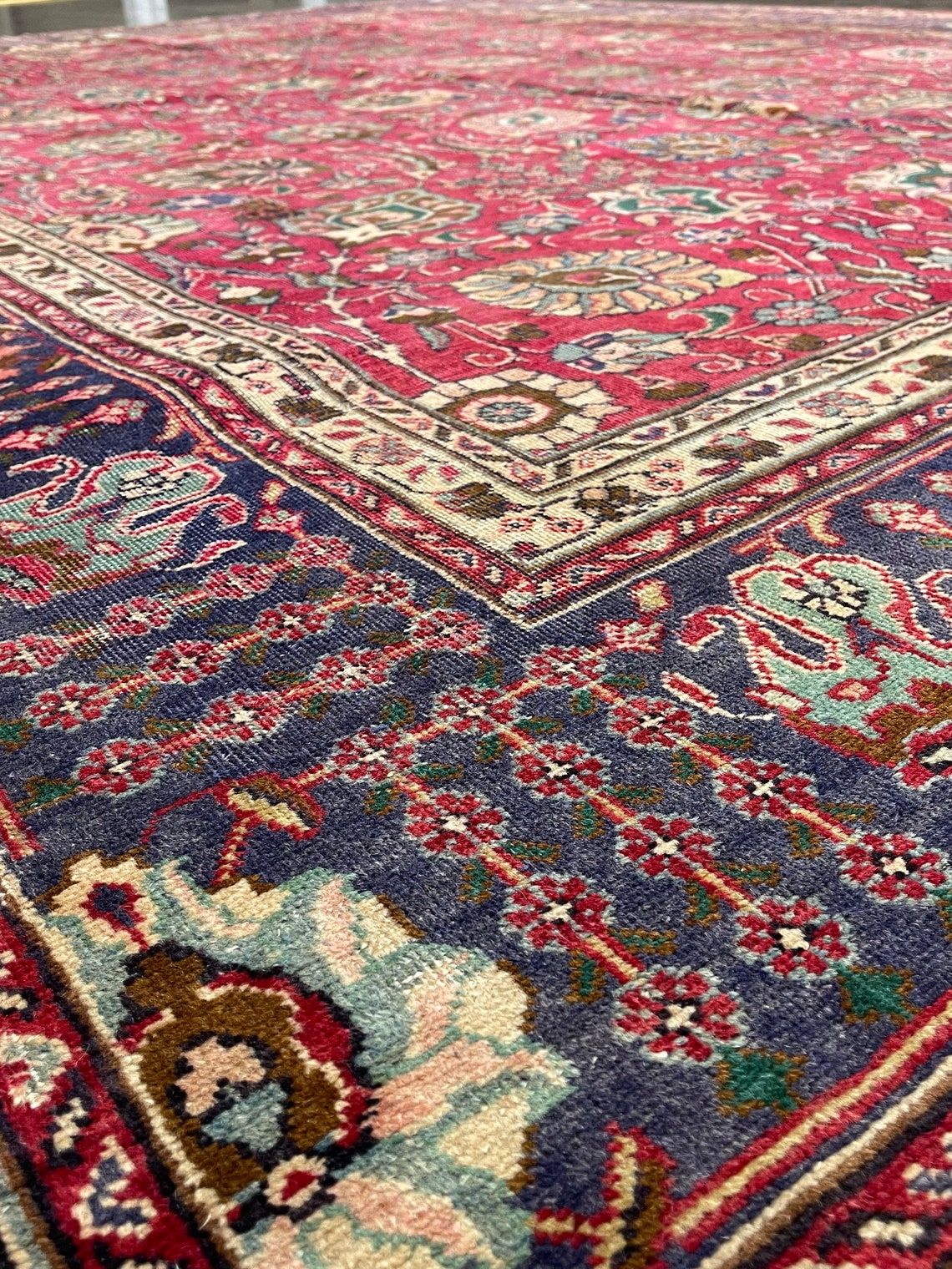 Antique Beautiful Rug Circa 1930 9’5x12’5 Magenta - Etsy