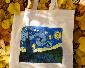 Canvas bag / Starry night / Van Gogh / shopper bag / tote bag