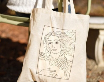 Canvas bag / Venus / shopper bag / tote bag / Botticelli