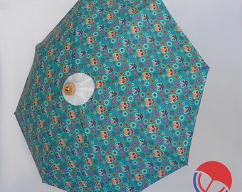 Umbrella Calavera green / Green Calavera Parasol