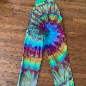 NoogaDyed Custom made  tie dye overalls