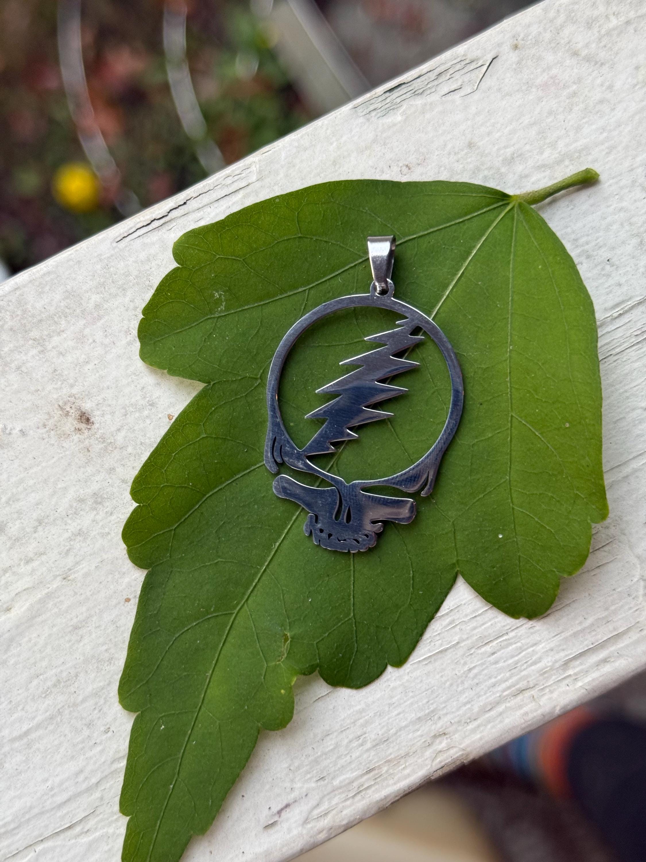 Grateful Dead Lighting Bolt Iron Meteorite Pendant Grateful Dead Lighting Bolt Iron Meteorite Pendant