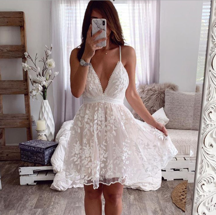 solid hollow out lace maxi dress