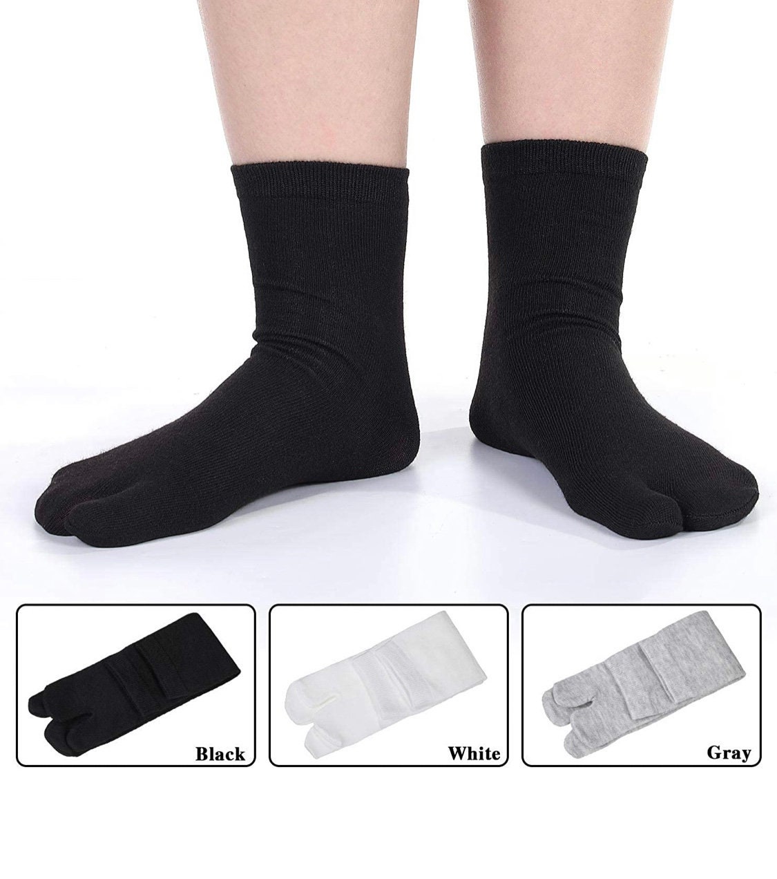 3 Pairs Flip Flop Unisex Socks Tabi Split Toe Socks Toe Socks - Etsy