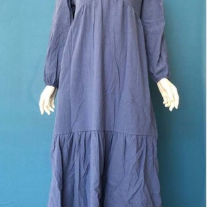 Women Solid Colour Pleated Cotton Linen Fabric Midi-maxi Dress - Etsy