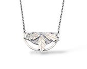 Mugwort Botanical Sterling Silver Necklace