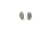 Sterling Silver bean Earrings |  Bean Stud Earrings | Bean Dangle Earring