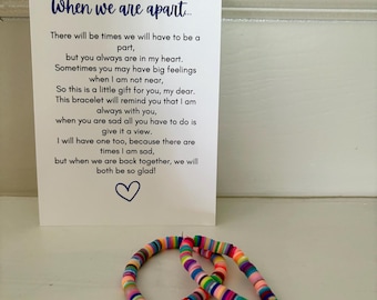 Bijpassende armbanden voor ouder en kind tegen scheidingsangst