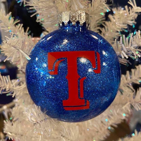 Texas Rangers World Series Christmas Ornament Etsy