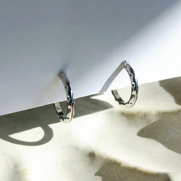 Clip On Earrings Invisible Clip Silver Medium Size Simple Chic Minimalist Hoop | New Pain Free Clip Coil Design | Non Pierced Ears