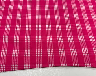Poly-Cotton Palaka Fabric by the Yard – Classic Hawaiian Check Plaid for Sewing, Apparel, Quilting & Crafts