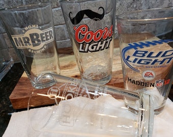 Beer Glasses Madden Bud, Coors  Mr Beer HookerBrewry