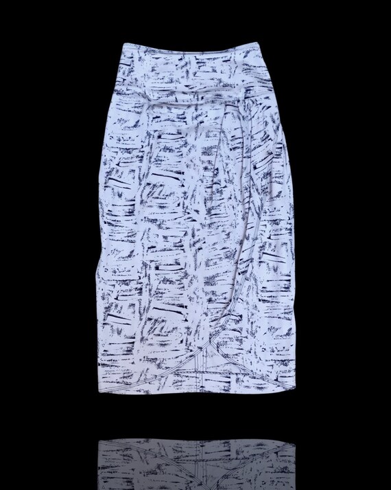 Vintage Pastel Blue Wrap Skirt |  Vintage Wrap Sk… - image 3