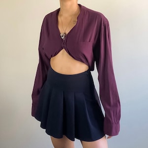 Pleated Skater Skirt | Black Mini Skirts | Tennis Skirts | Black Pleated Skirt | Skater Skirt (S)