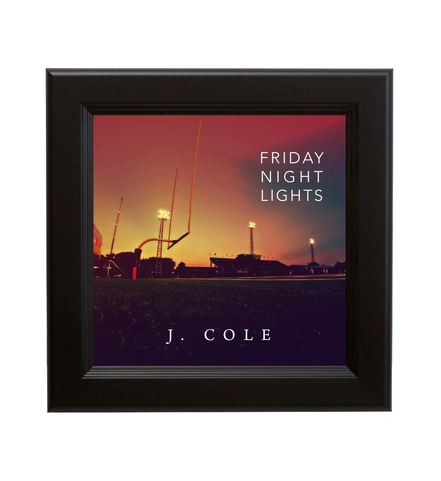 J. Cole 'Friday Night Lights' Custom Mixtape Poster or Etsy