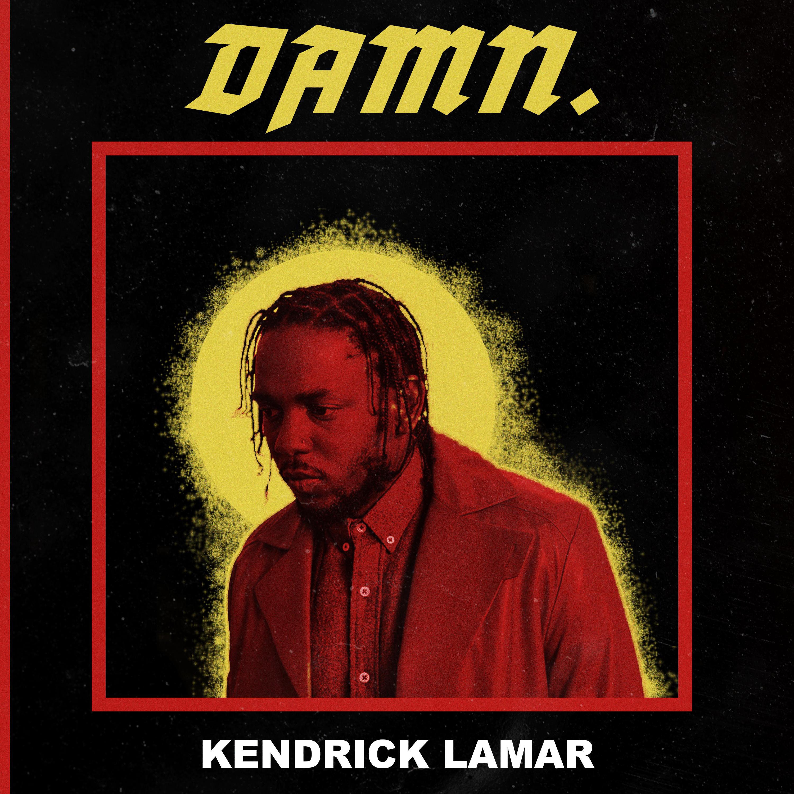 Kendrick Lamar 'DAMN.' Custom Album Poster or Art Etsy