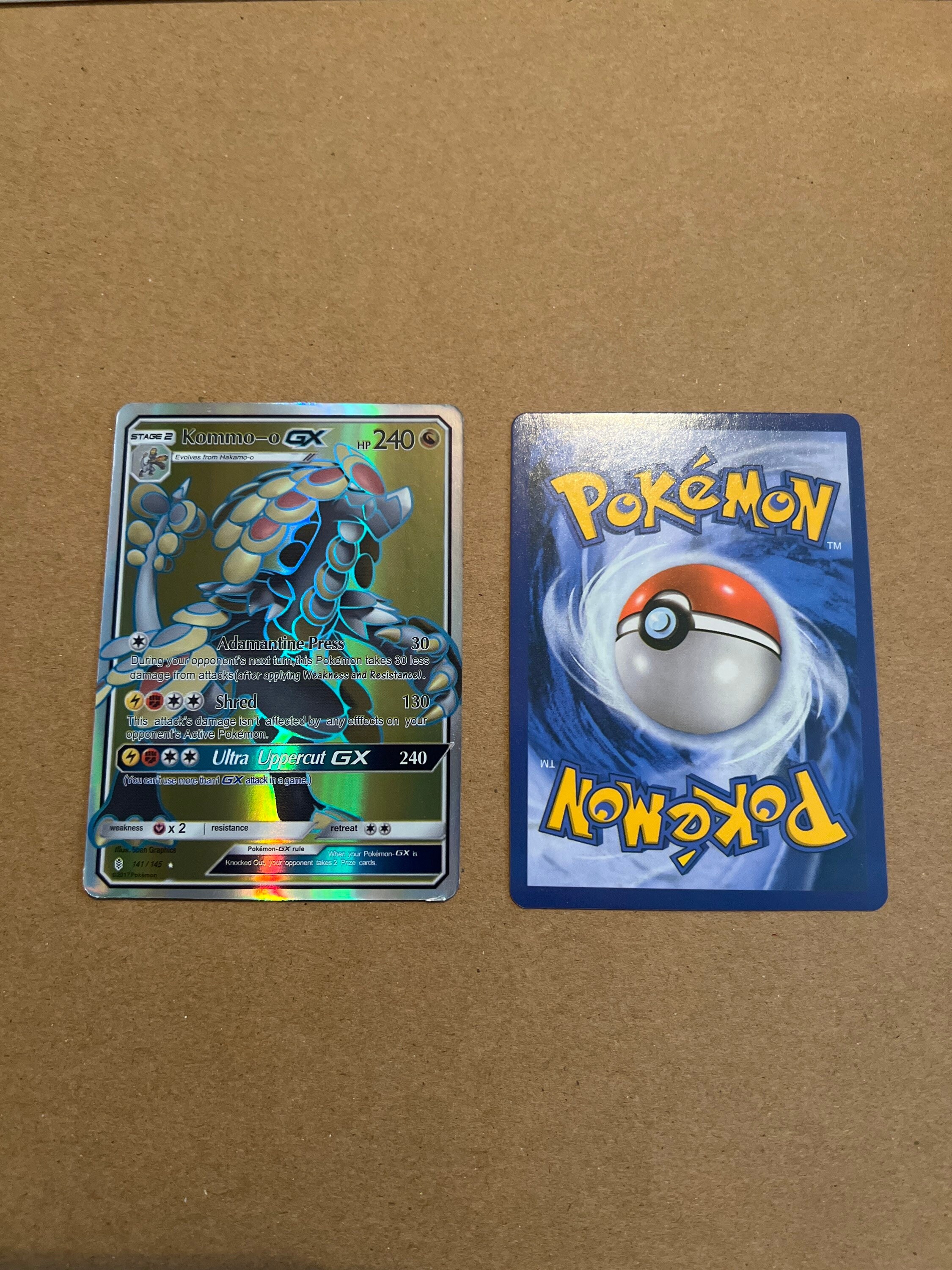 Kommo-o GX 141/145 Pokémon Proxy Card Foil - Etsy