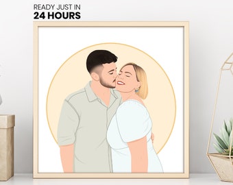 Digital Portrait, Digital Illustration, Portrait from photo