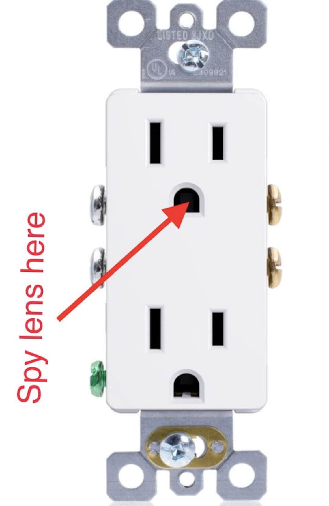 Spy Hidden Camera AC Wall Outlet 4K WiFi Full HD Wall AC Etsy