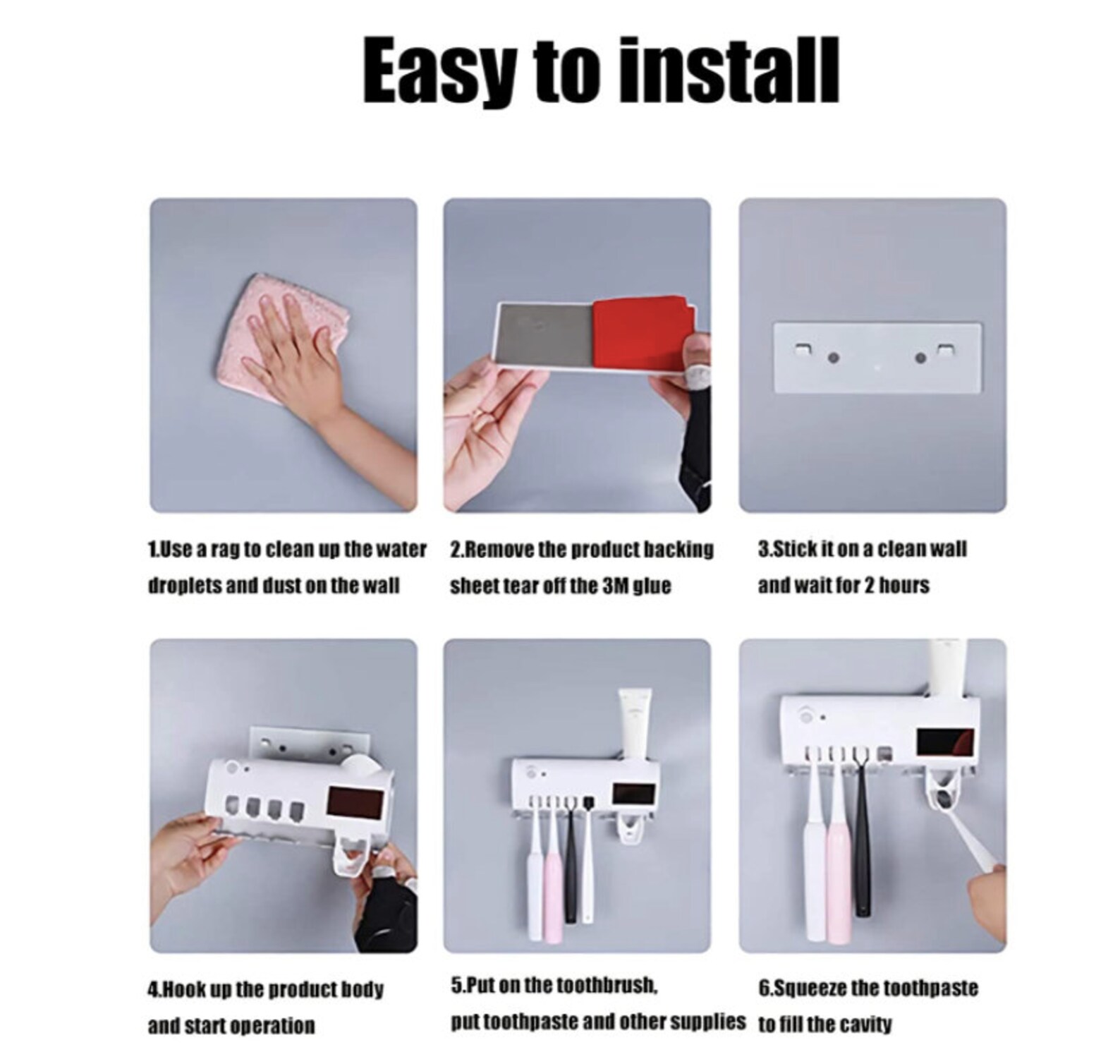 WiFi Hidden Spy Camera Toothbrush Holder with Clean Function Etsy