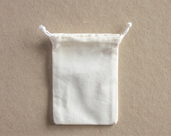 Cotton Jewellery Pouch - Small