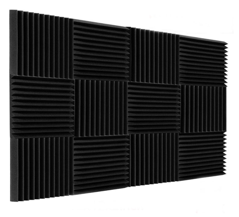 FREE Shipping Acoustic Foam Panels 2 X 12 X 12 Fireproof Soundproof Studio Wall Padding 12 Pack