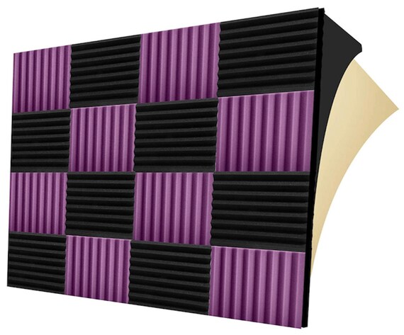 FREE Shipping Acoustic Foam Panels 2 X 12 X 12 Fireproof Soundproof Studio Wall Padding 12 Pack