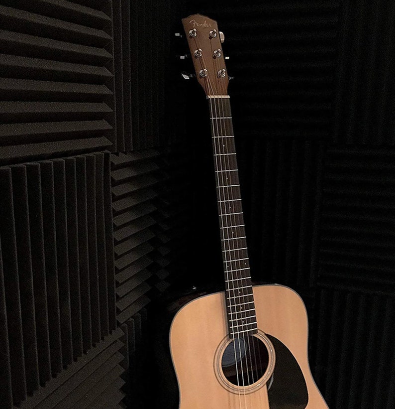 FREE Shipping Acoustic Foam Panels 2 X 12 X 12 Fireproof Soundproof Studio Wall Padding 12 Pack