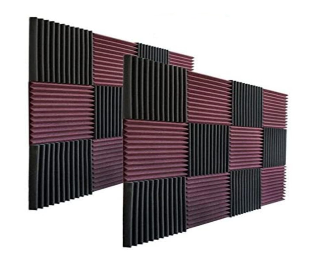 Acoustic Foam Panels 24 Pack 1 X 12 X 12 - Etsy