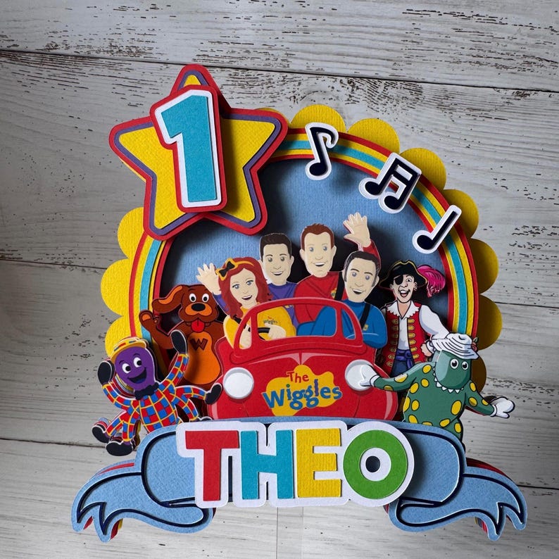 Wiggles Cake Topper the Wiggles Cake the Wiggles Birthday the — free download