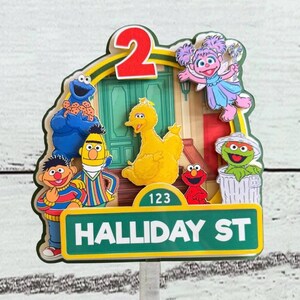 Sesame Street Cake Topper | Sesame Street Cake | Sesame Street birthday | Sesame Street Cake Decorations | Sesame Street Party | Elmo cake image 7