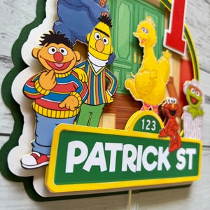 Sesame Street Cake Topper | Sesame Street Cake | Sesame Street birthday | Sesame Street Cake Decorations | Sesame Street Party | Elmo cake image 5