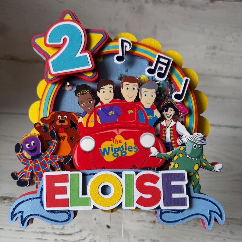 Wiggles Cake Topper the Wiggles Cake the Wiggles Birthday the — free download