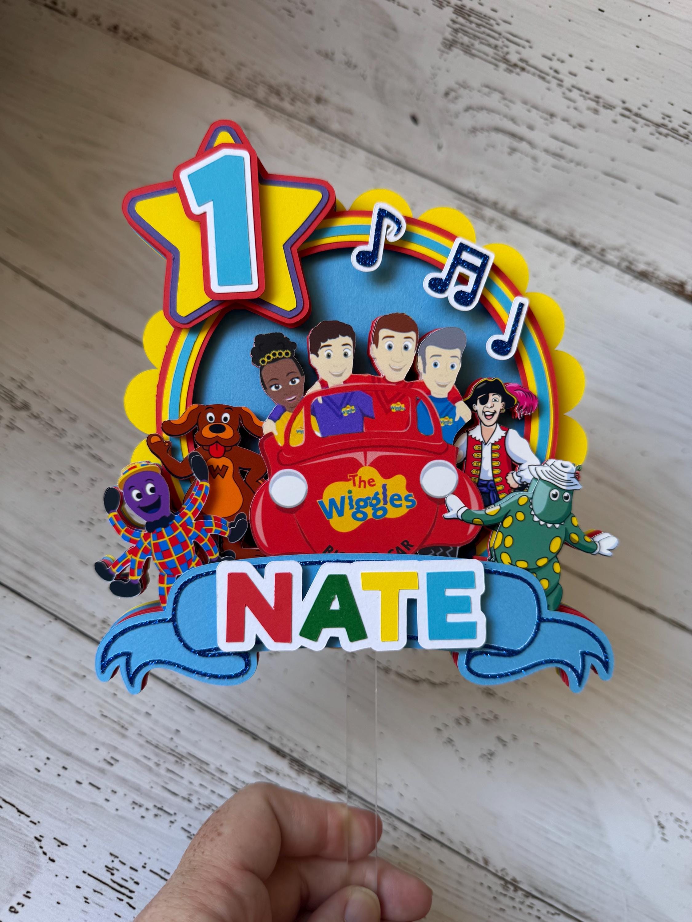 Wiggles Cake Topper the Wiggles Cake the Wiggles Birthday the — free download