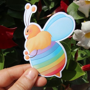 Sticker - Rainbow bee