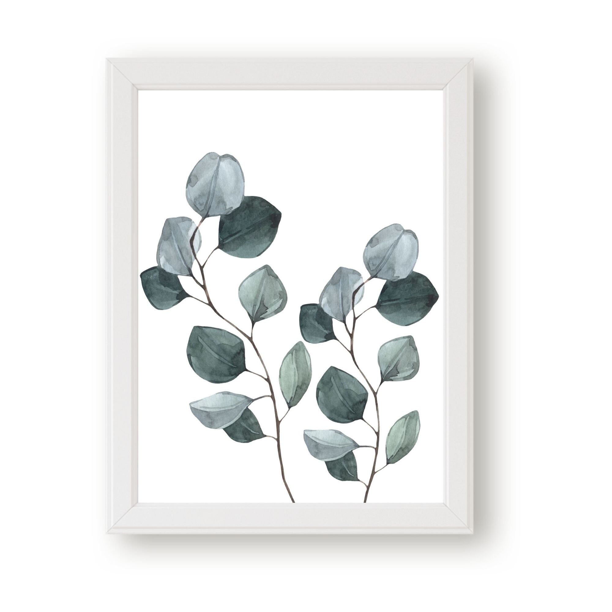 Eucalyptus Art Print Botanical Wall Art Boho Wall Art Farmhouse Decor