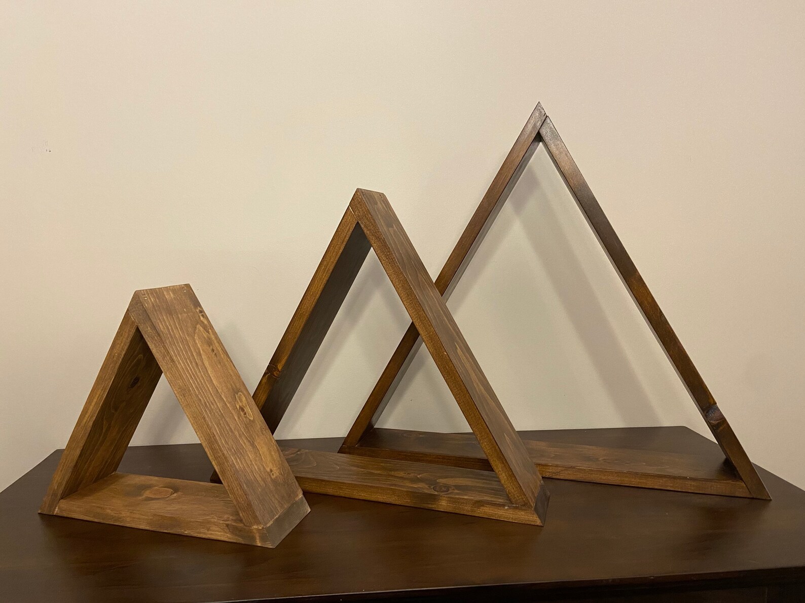 Triangle shelves 3 sizes available Etsy