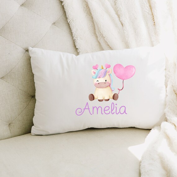 Personalized clearance unicorn pillowcase