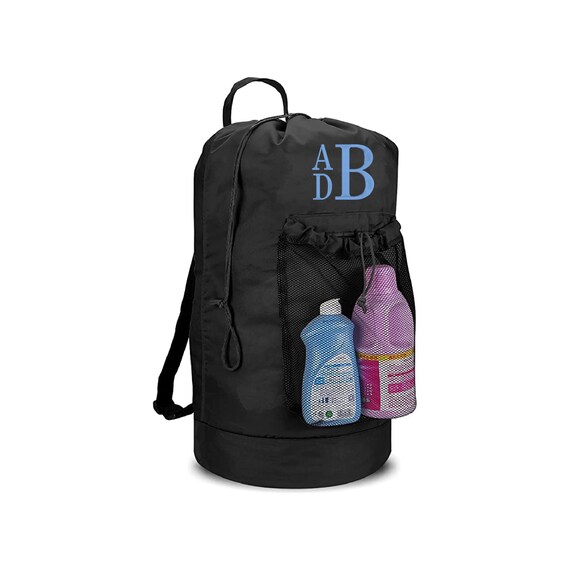 Personalized Large Laundry Bag Camp Bag Monogram Laundry Etsy