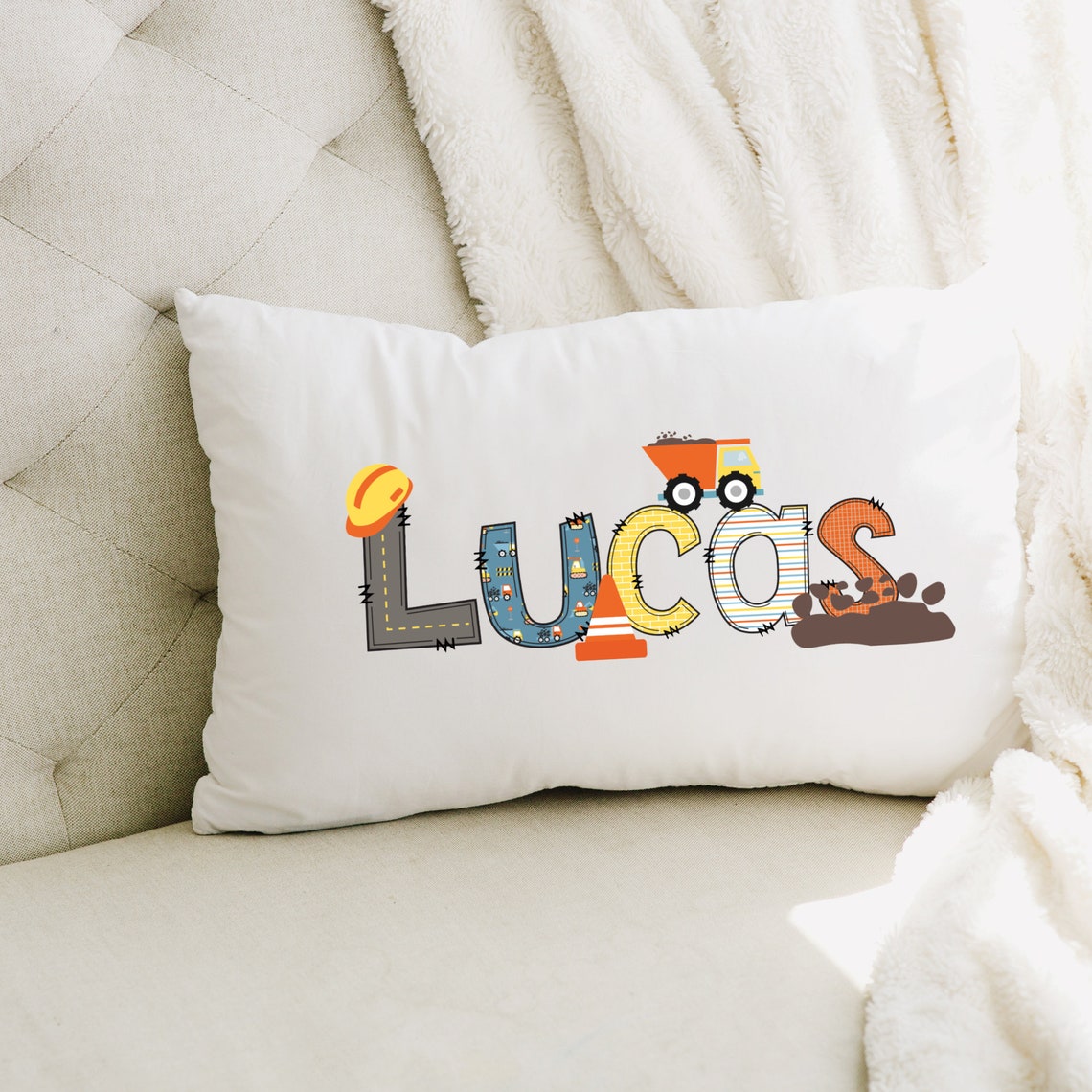 Personalized Kids Farm Pillowcase Custom Farm Pillowcase Etsy