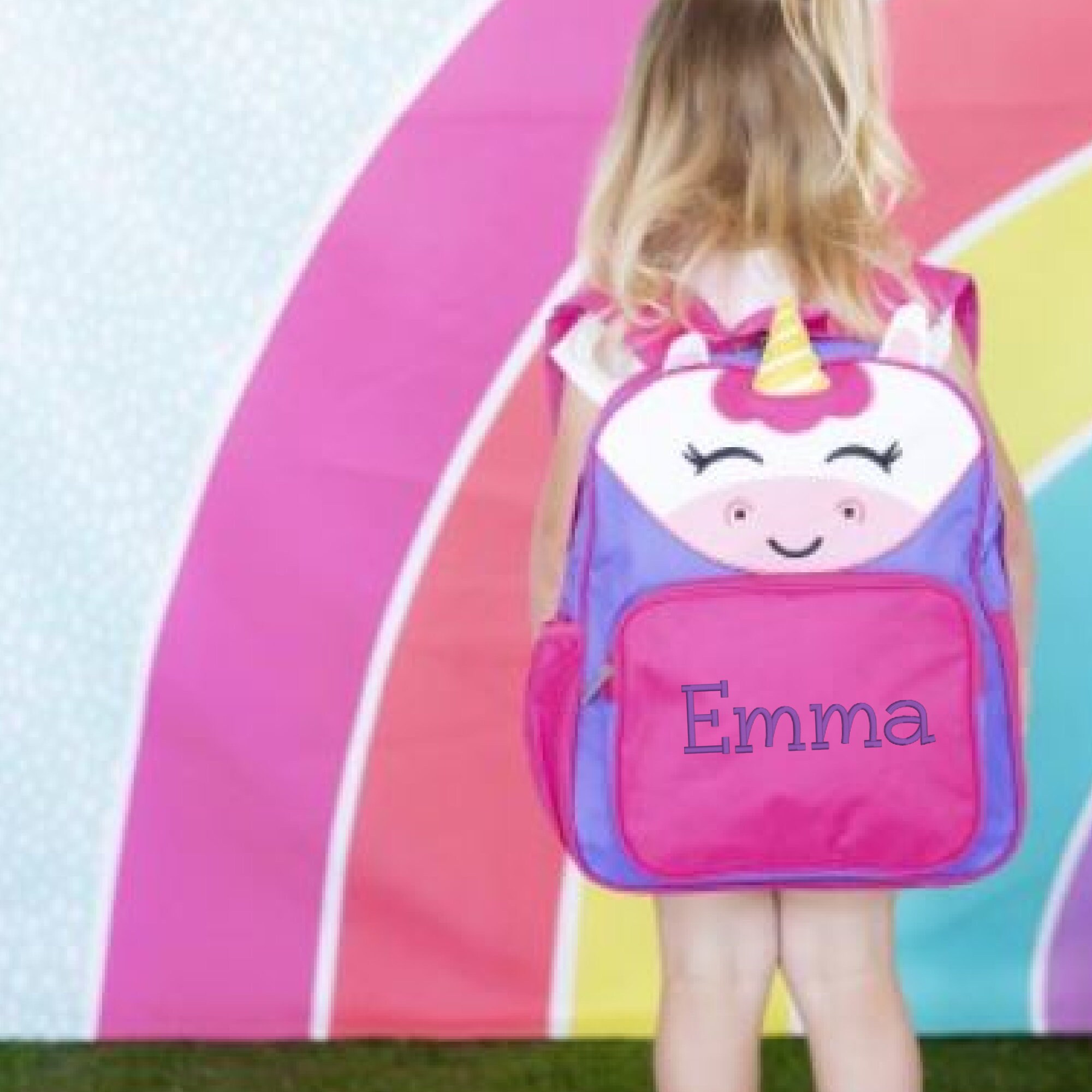 Personalized Boys Toddler Backpack Custom Unicorn Backpack Etsy