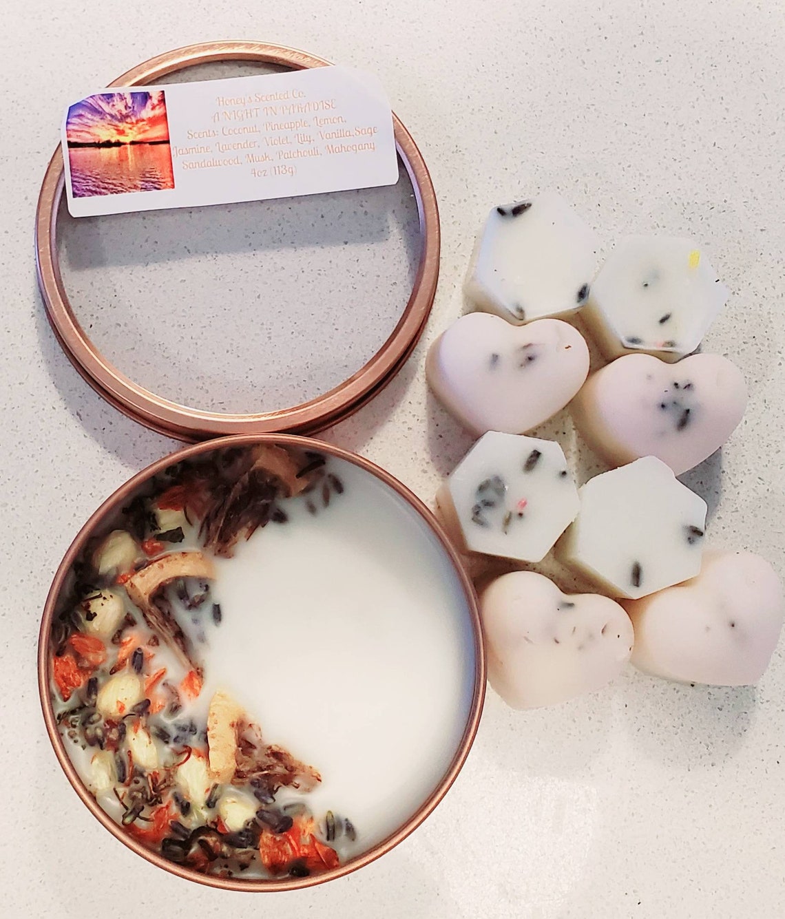 Aesthetic Wickless Candle & Wax Warmer GiftlThinking of You Etsy