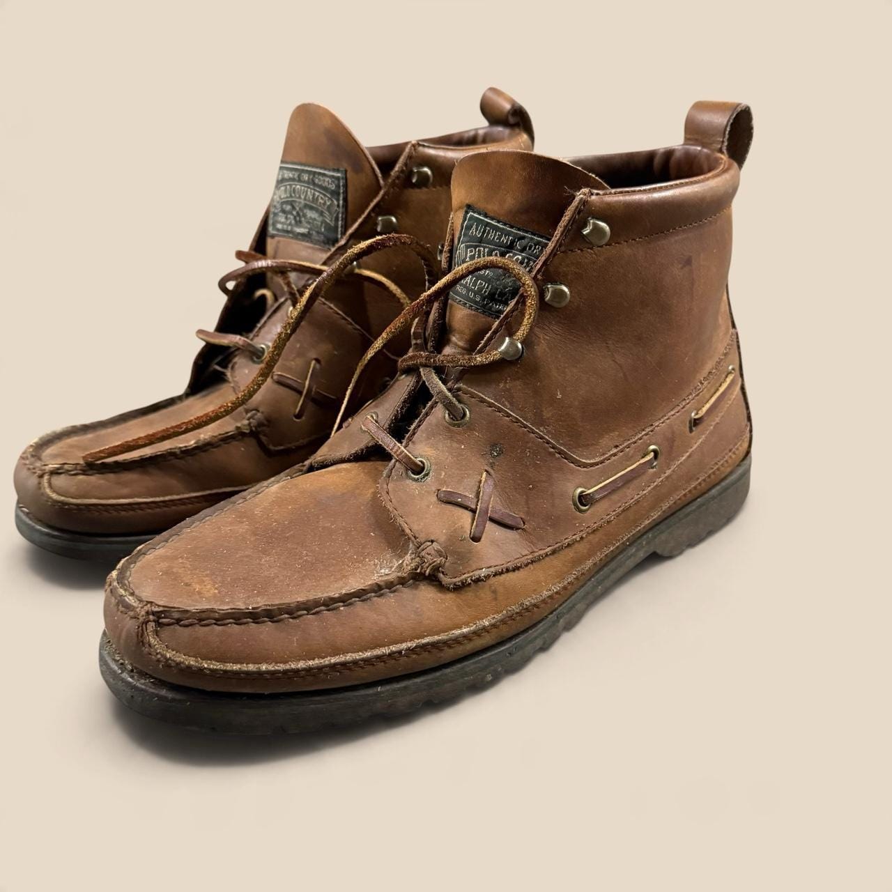 Vintage Polo Ralph Lauren Boots - Etsy