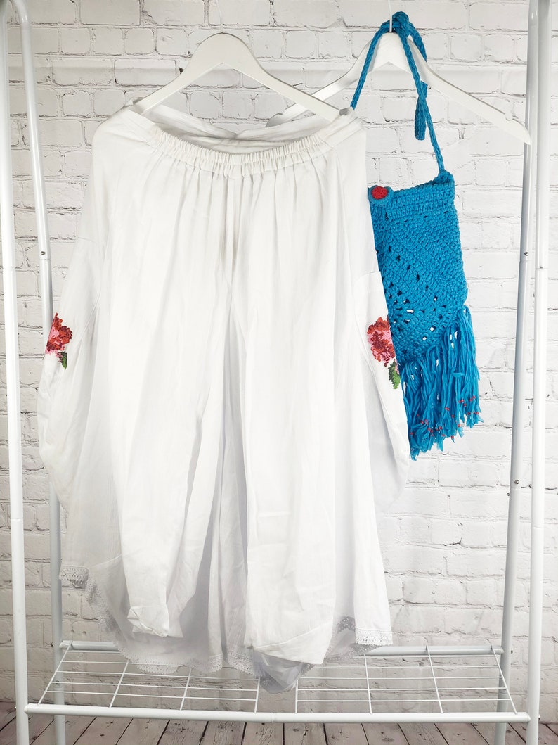 Organic Cotton Women/'s Harem pants|Women/'s festive pants|Women/'s Lounge pants|Gift for her|Loungewear pants for summer|Festive Harem pants
